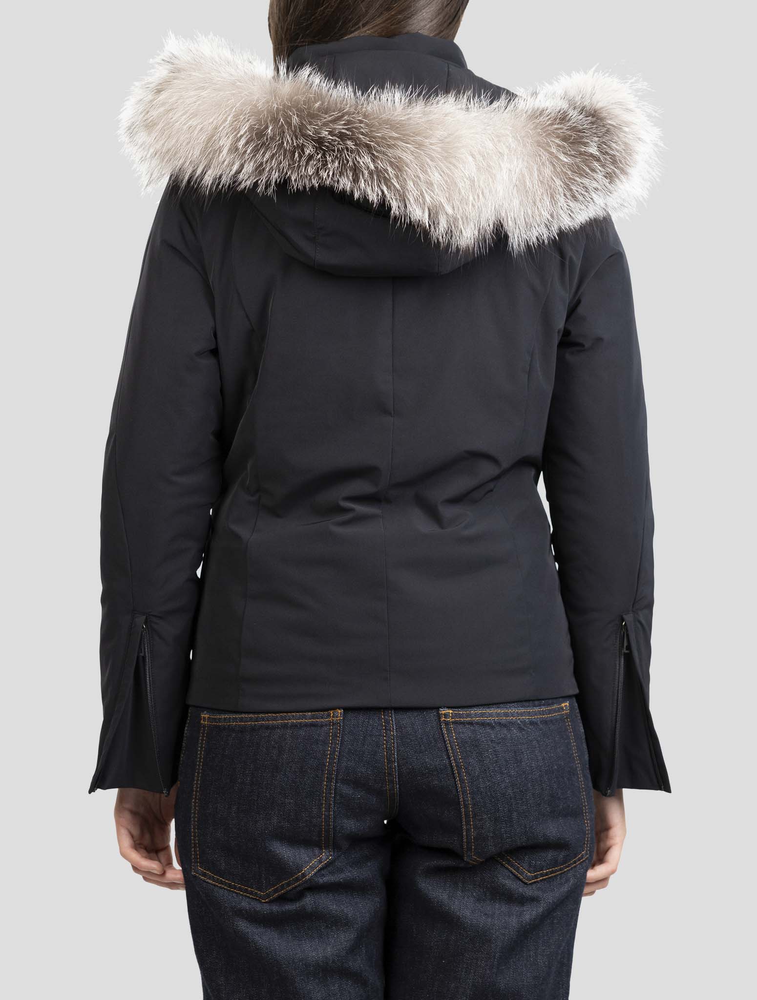 Kiton Black Pl Coat