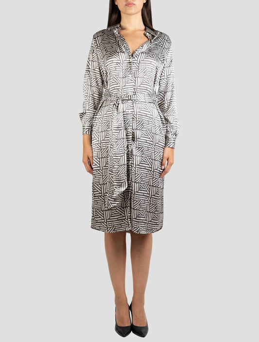 Kiton Multicolor Silk Dress