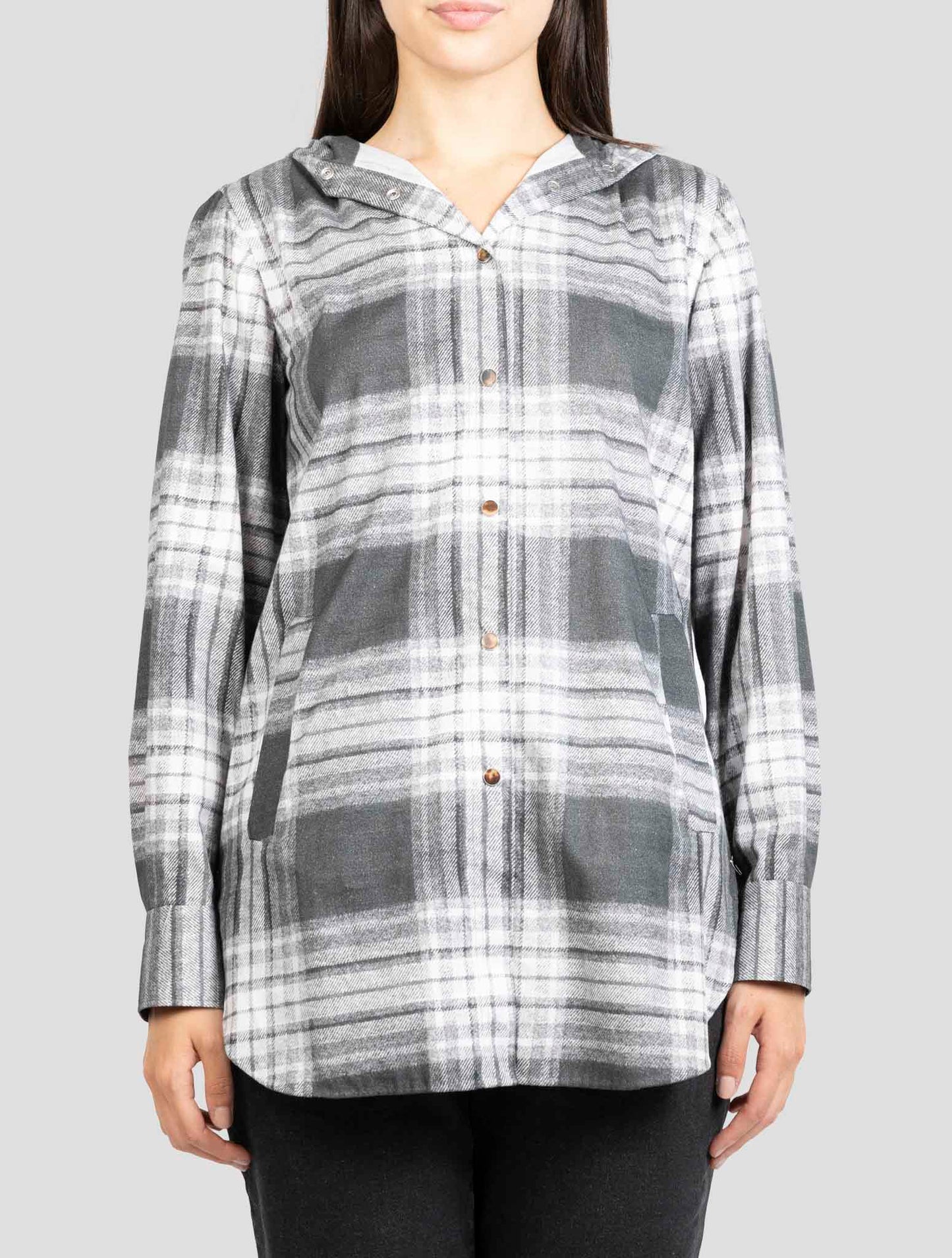 Kiton Gray Cotton Shirt