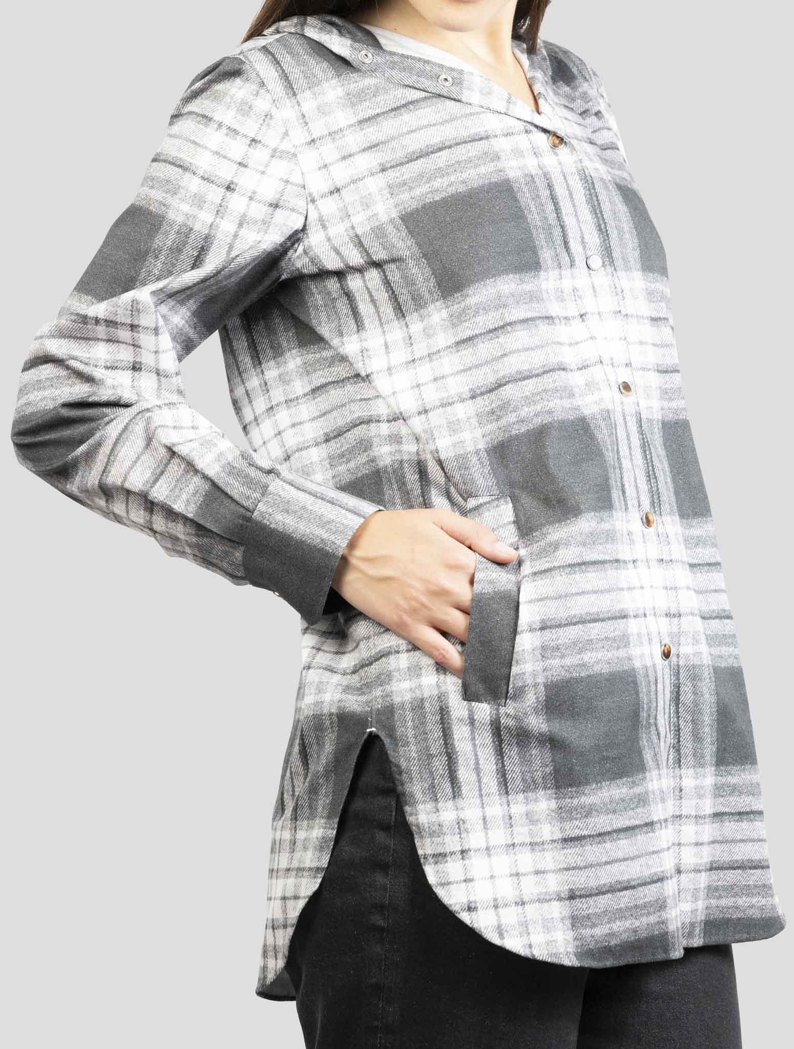 Kiton Gray Cotton Shirt