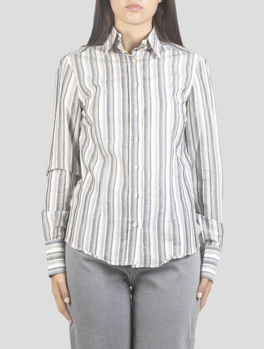 Kiton Multicolor Linen Shirt