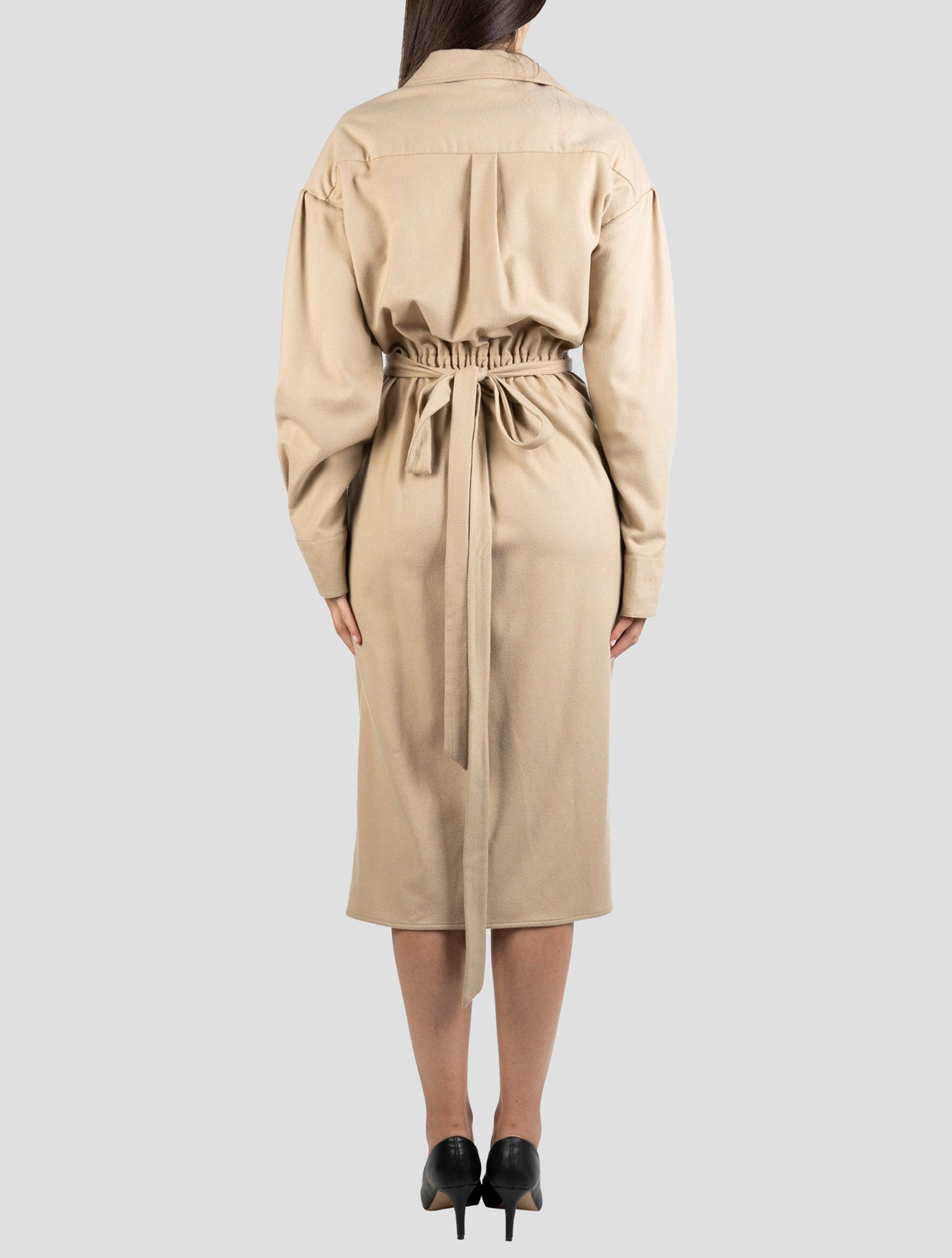 Kiton Beige Cashmere Dress