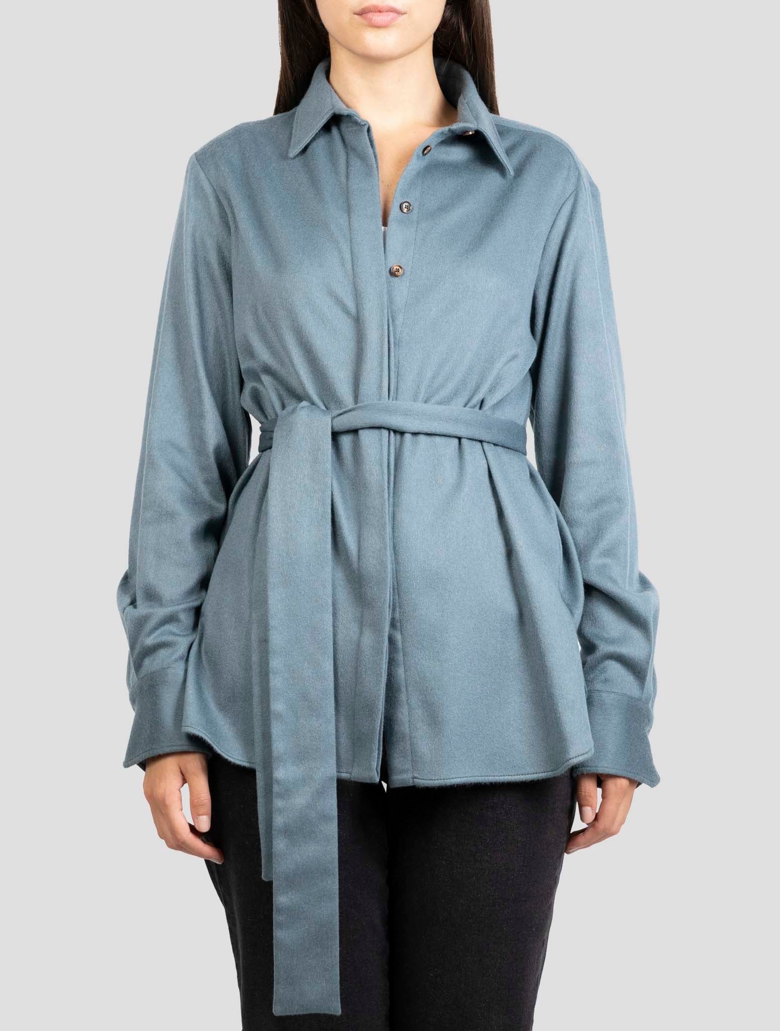 Kiton Green Cashmere Pa Ea Shirt