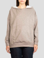 Kiton Brown Cashmere Sweater Hoodie
