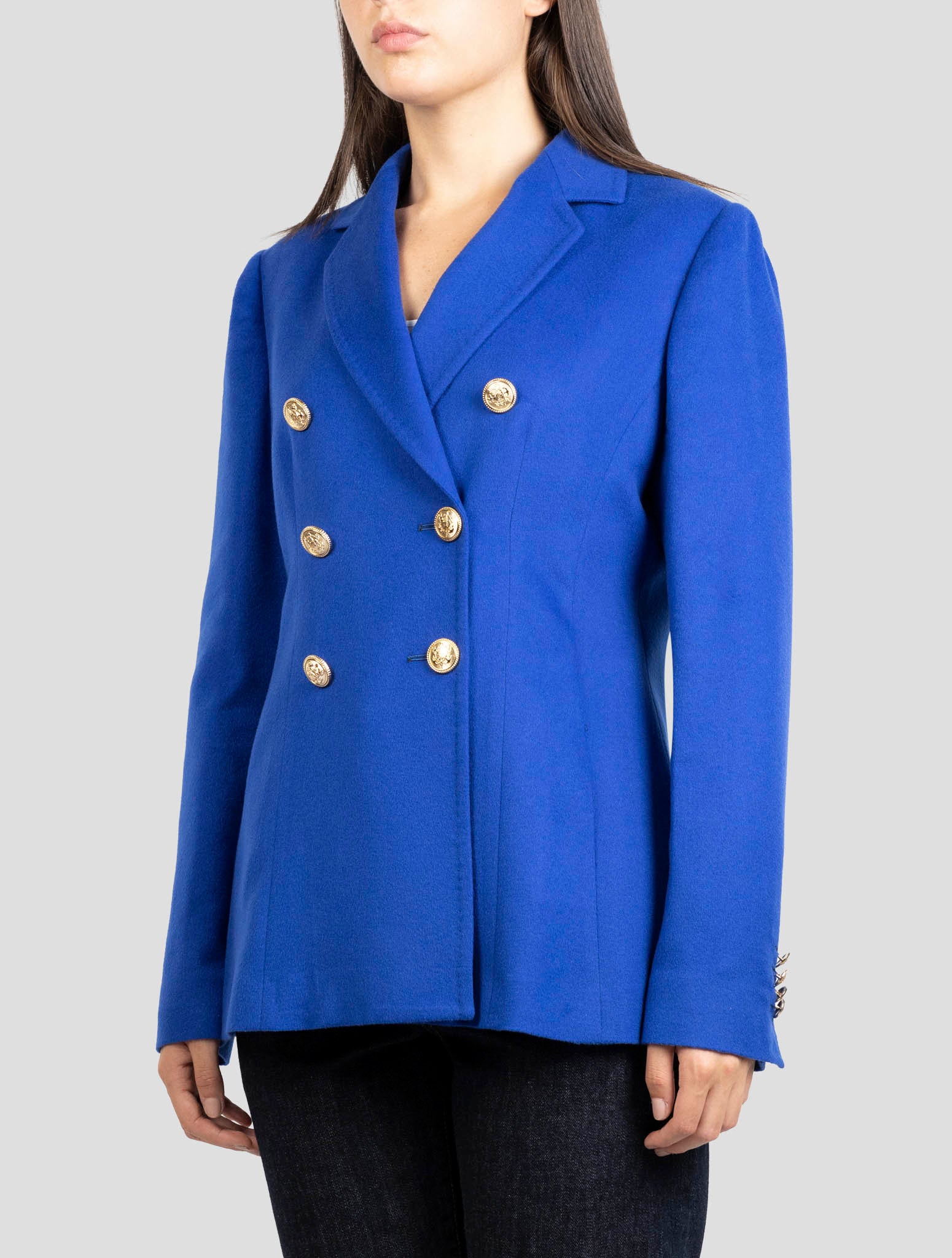 Kiton Blue Cashmere Blazer