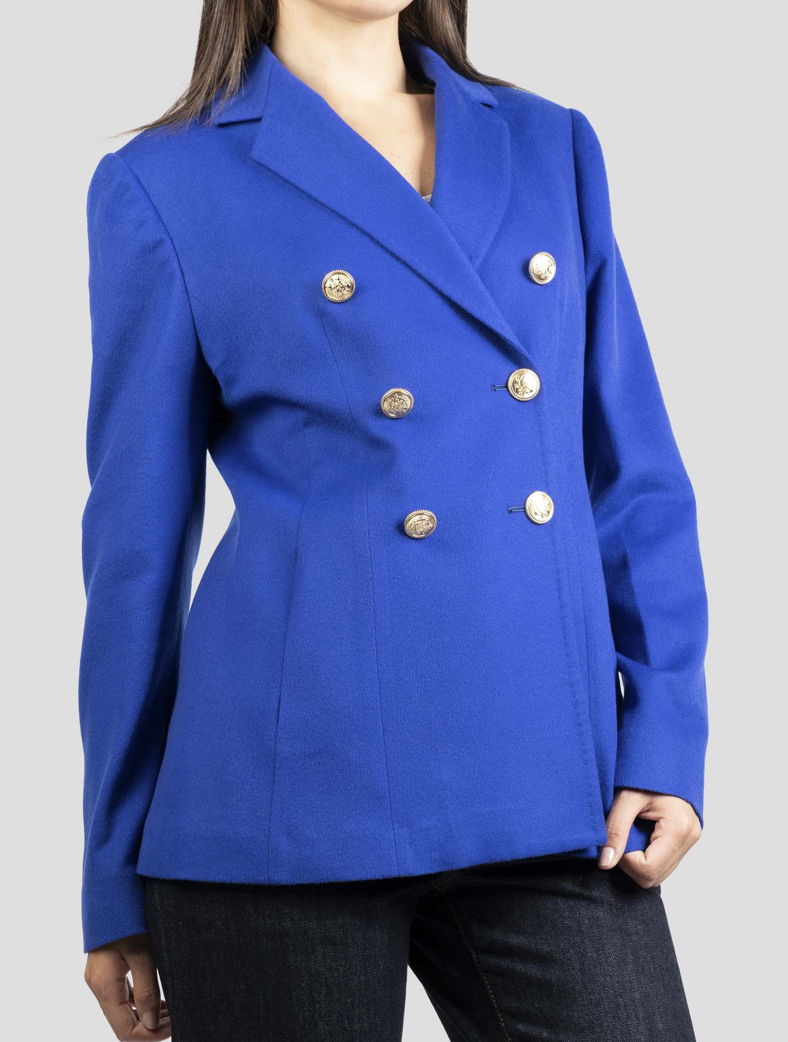 Kiton Blue Cashmere Blazer