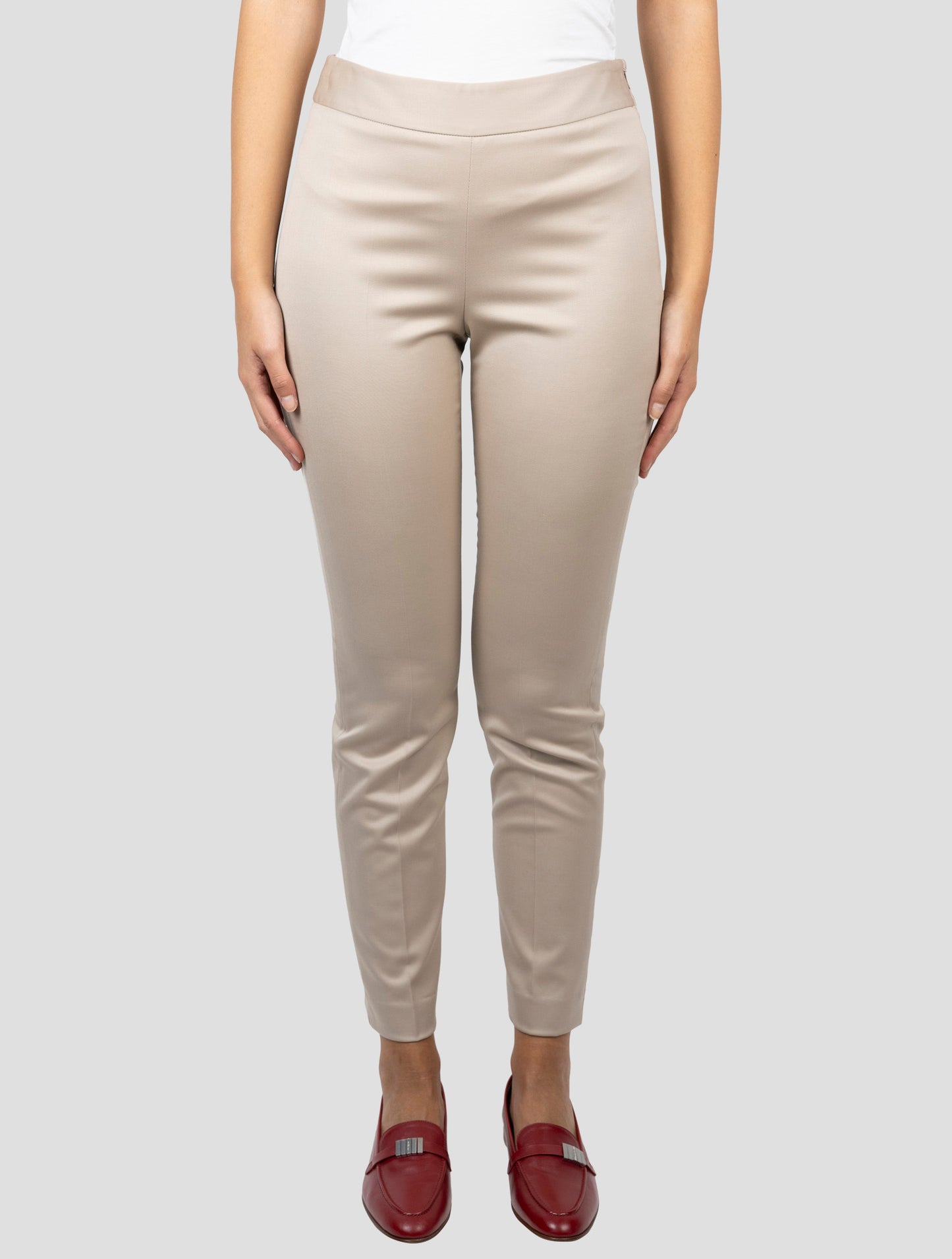 Kiton Beige Virgin Wool Ea Pants