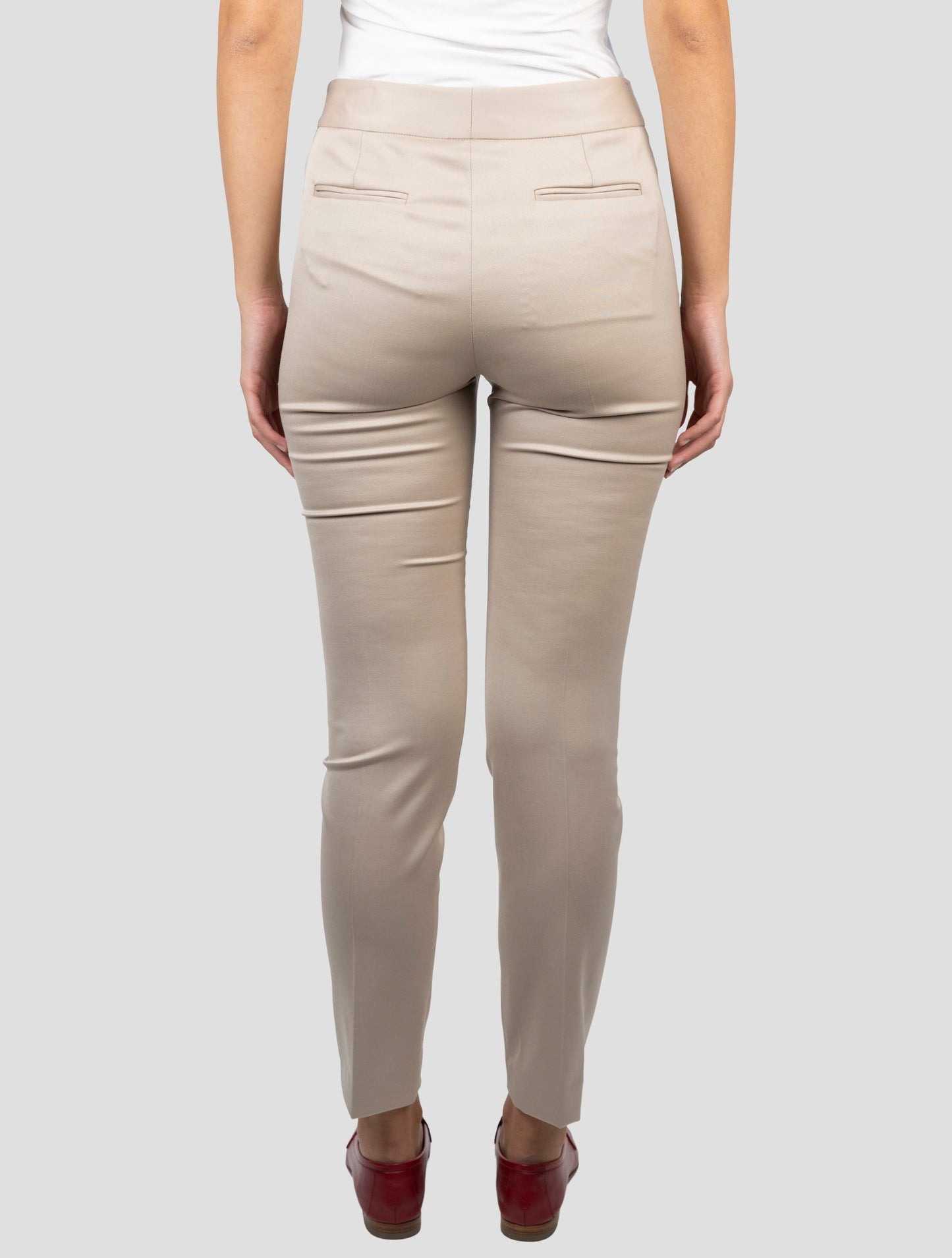 Kiton Beige Virgin Wool Ea Pants