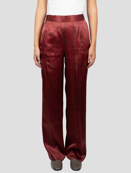 Kiton Multicolor Silk Pants
