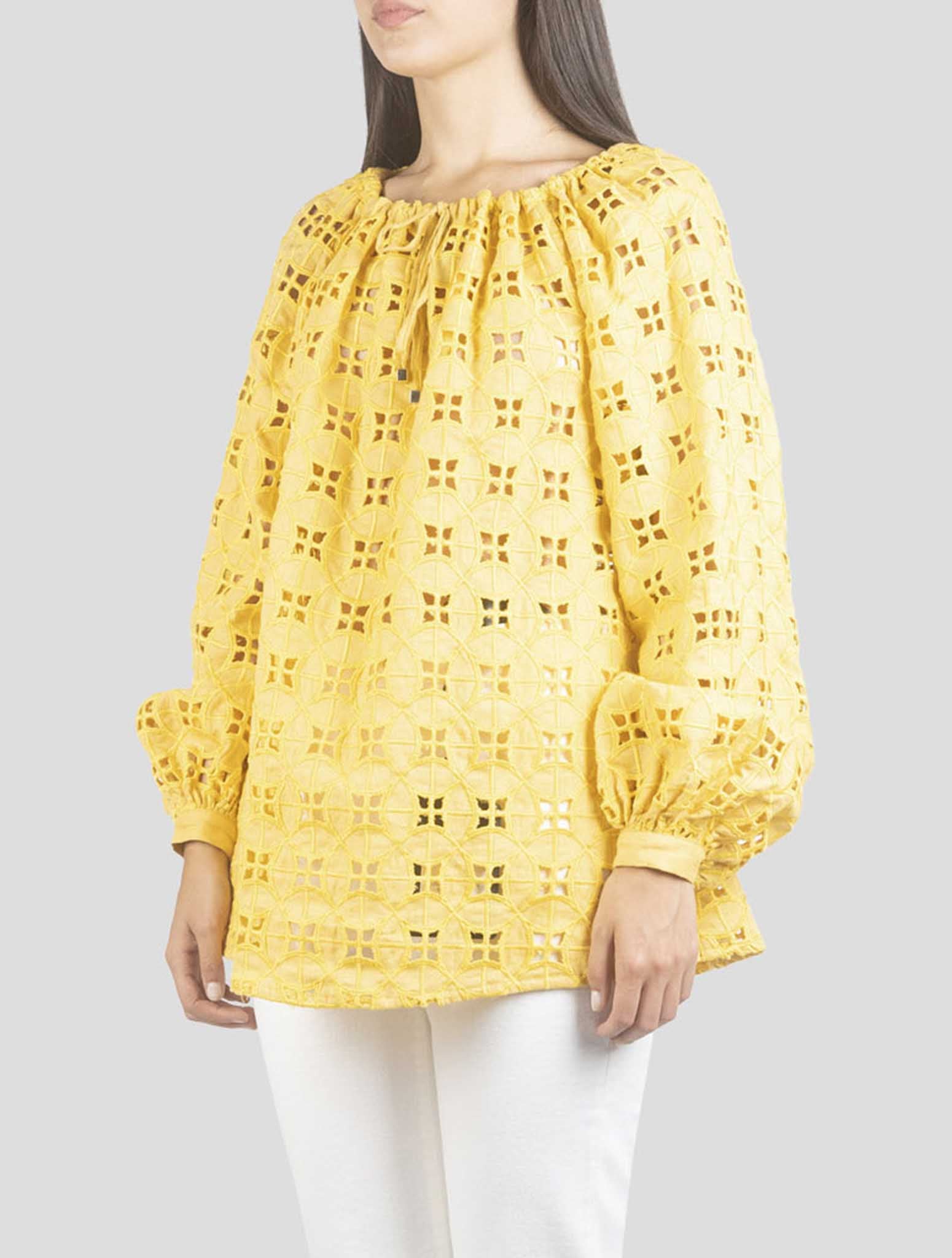 Kiton Yellow Linen Shirt