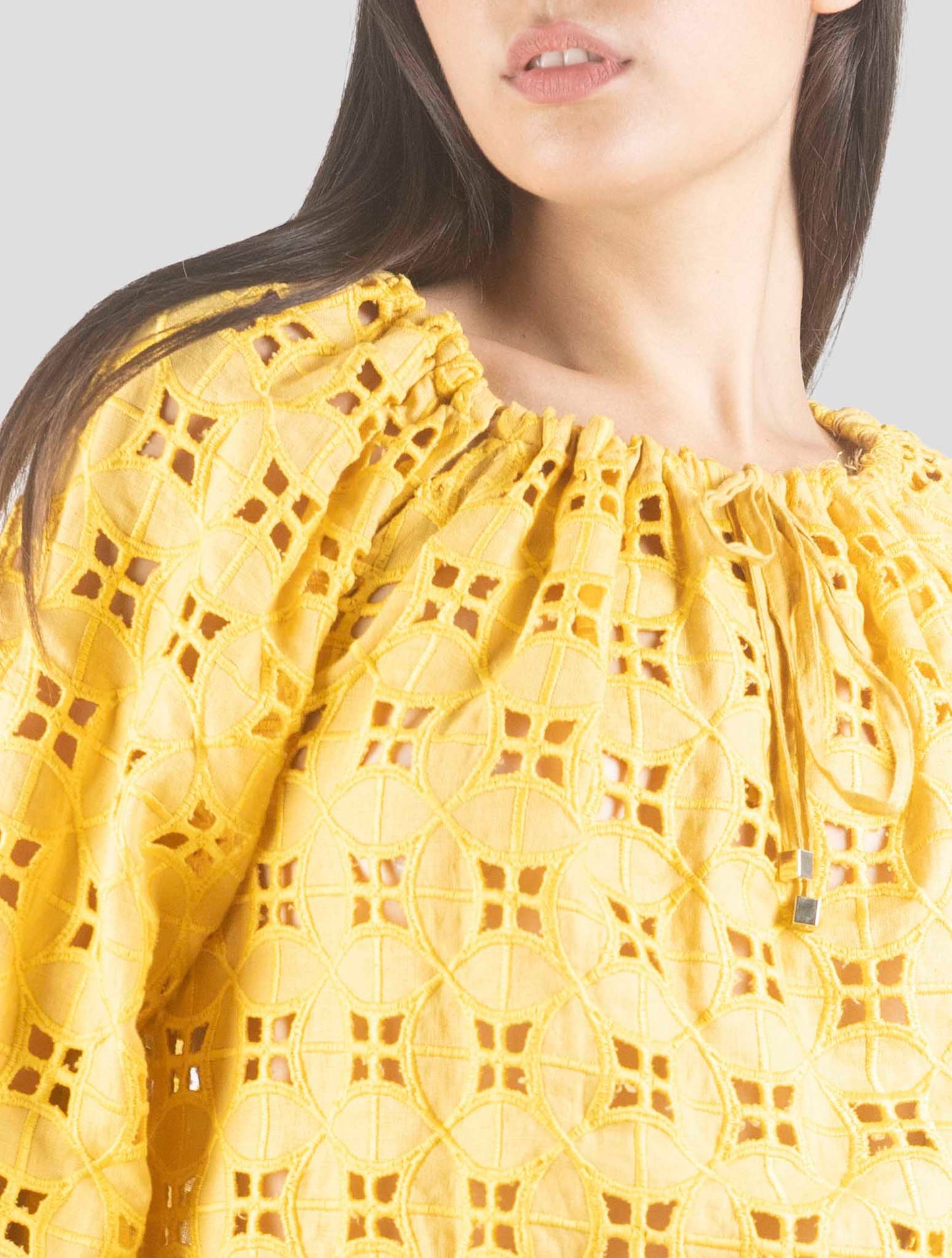 Kiton Yellow Linen Shirt