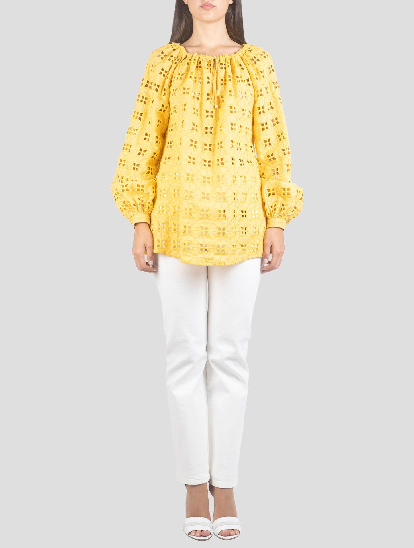 Kiton Yellow Linen Shirt
