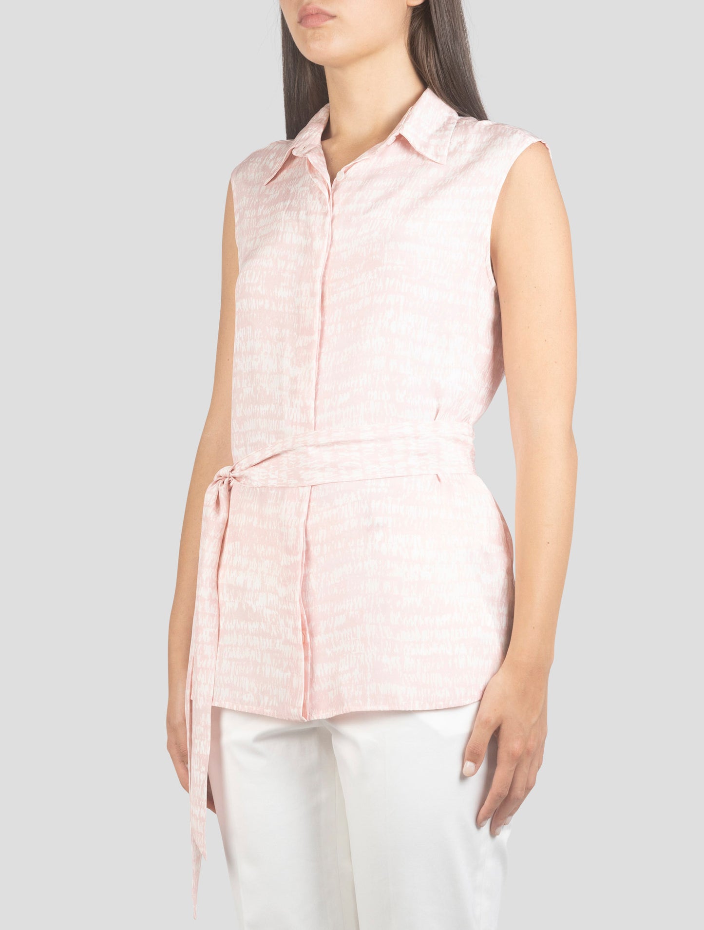 Kiton Pink Silk Shirt