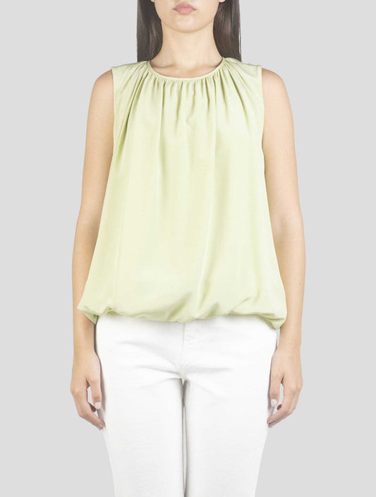 Kiton Green Silk Shirt