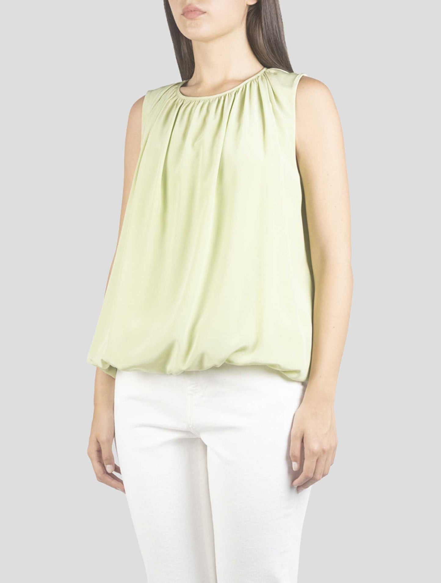 Kiton Green Silk Shirt