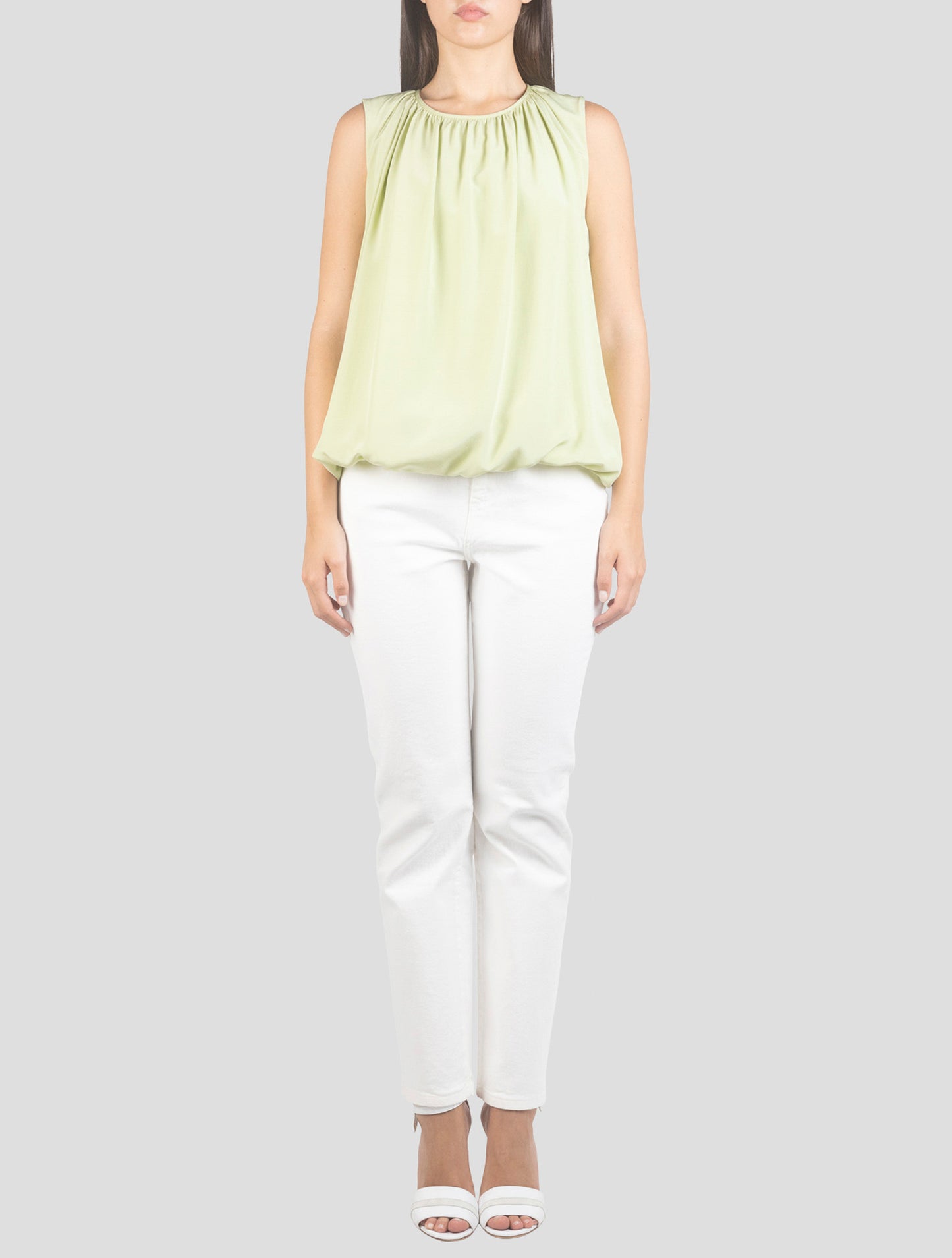 Kiton Green Silk Shirt