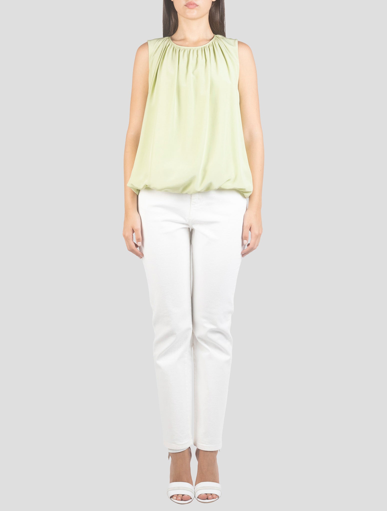 Kiton Green Silk Shirt