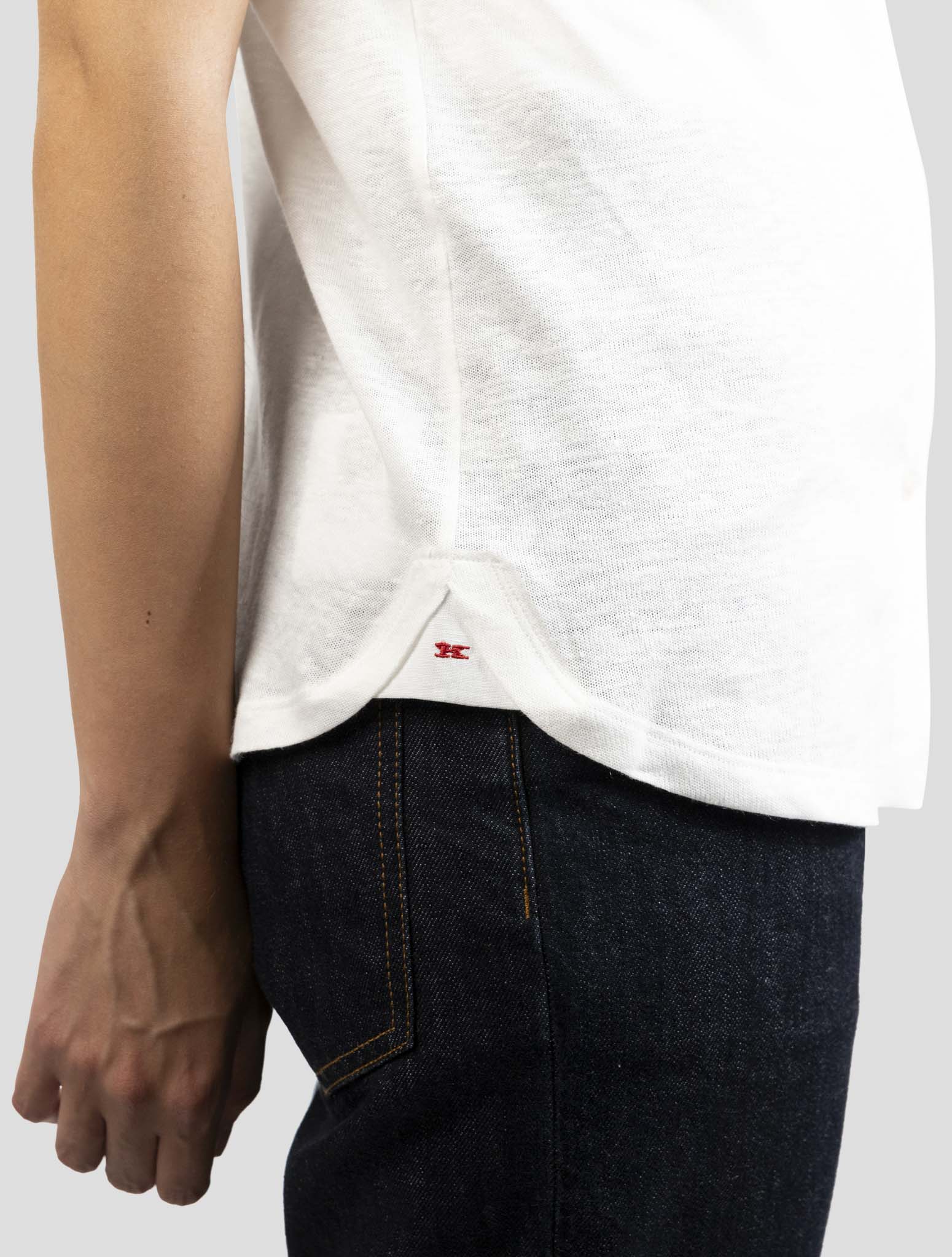 Kiton White Linen Shirt