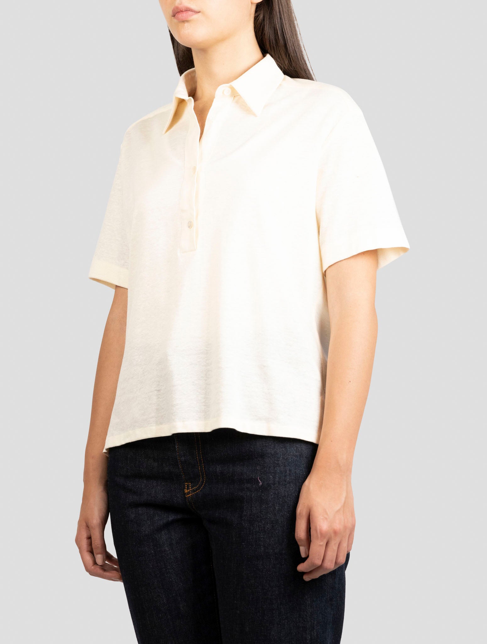 Kiton Beige Linen Cotton Shirt