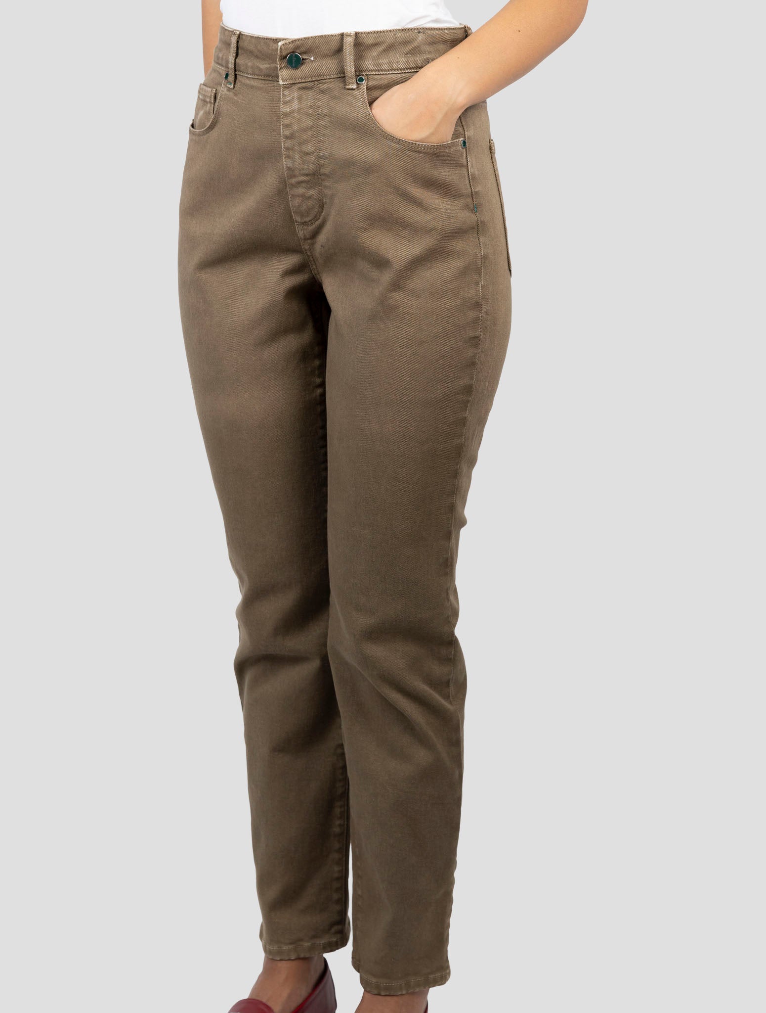 Kiton Beige Cotton Ea Jeans
