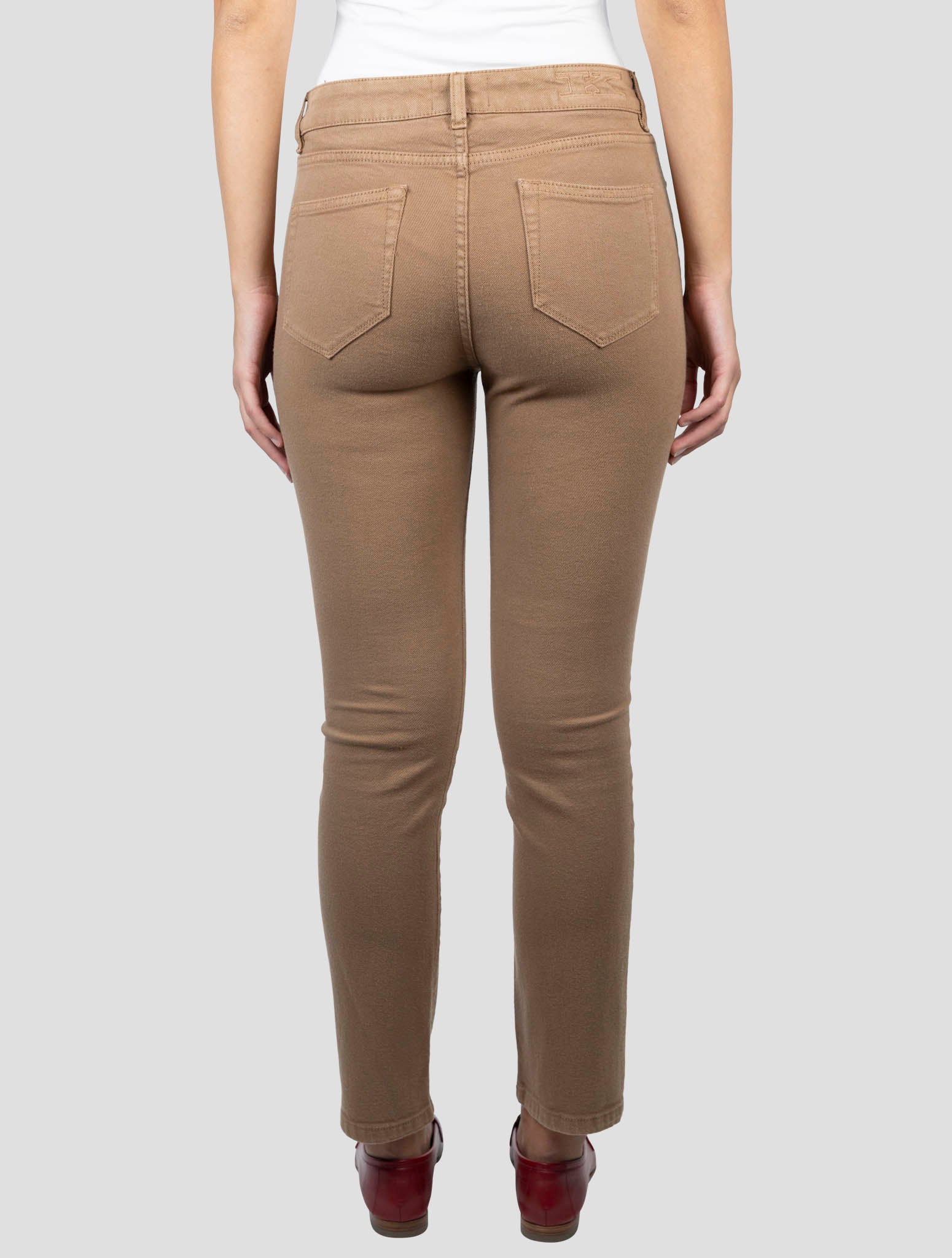 Kiton Brown Cotton Ea Jeans