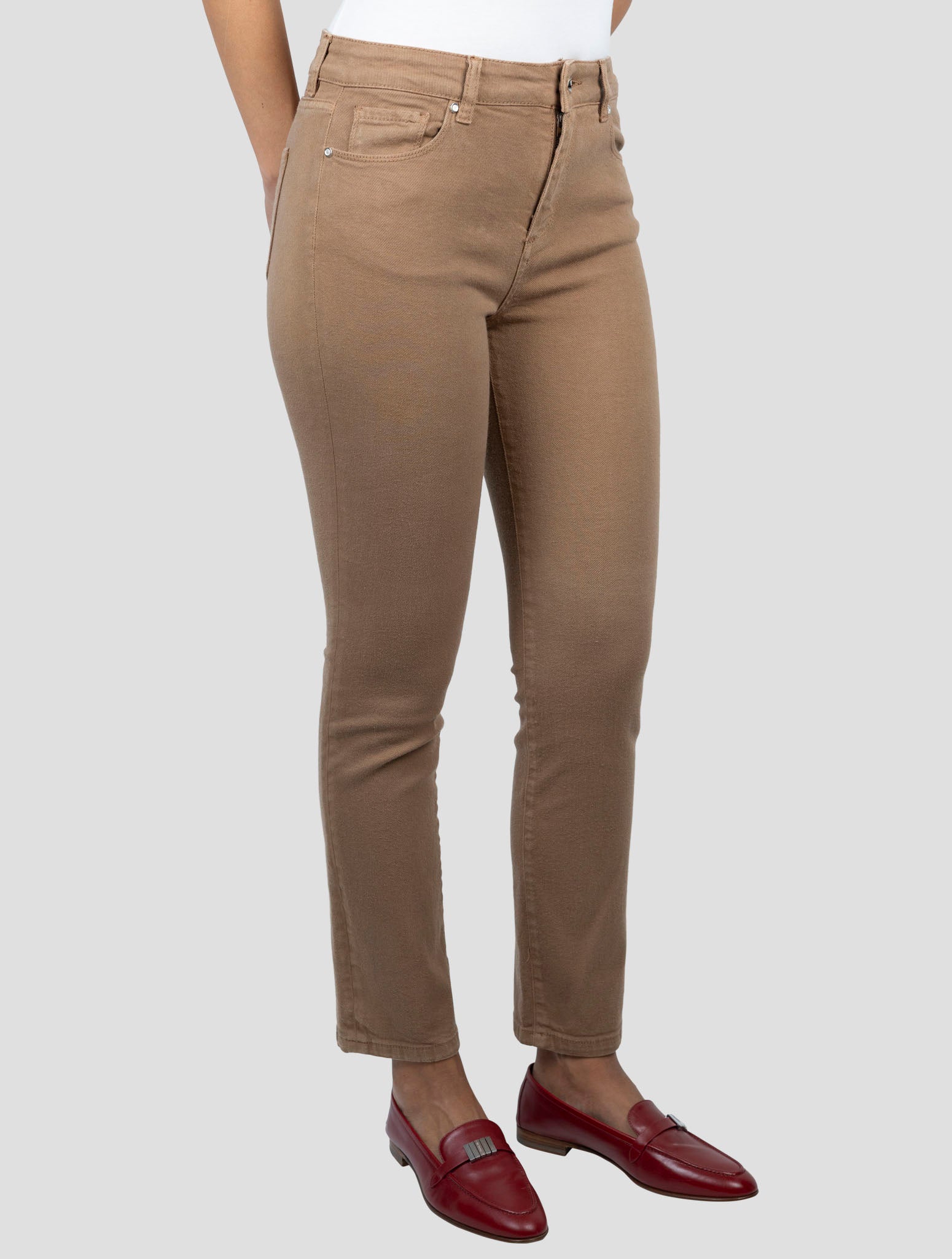 Kiton Brown Cotton Ea Jeans