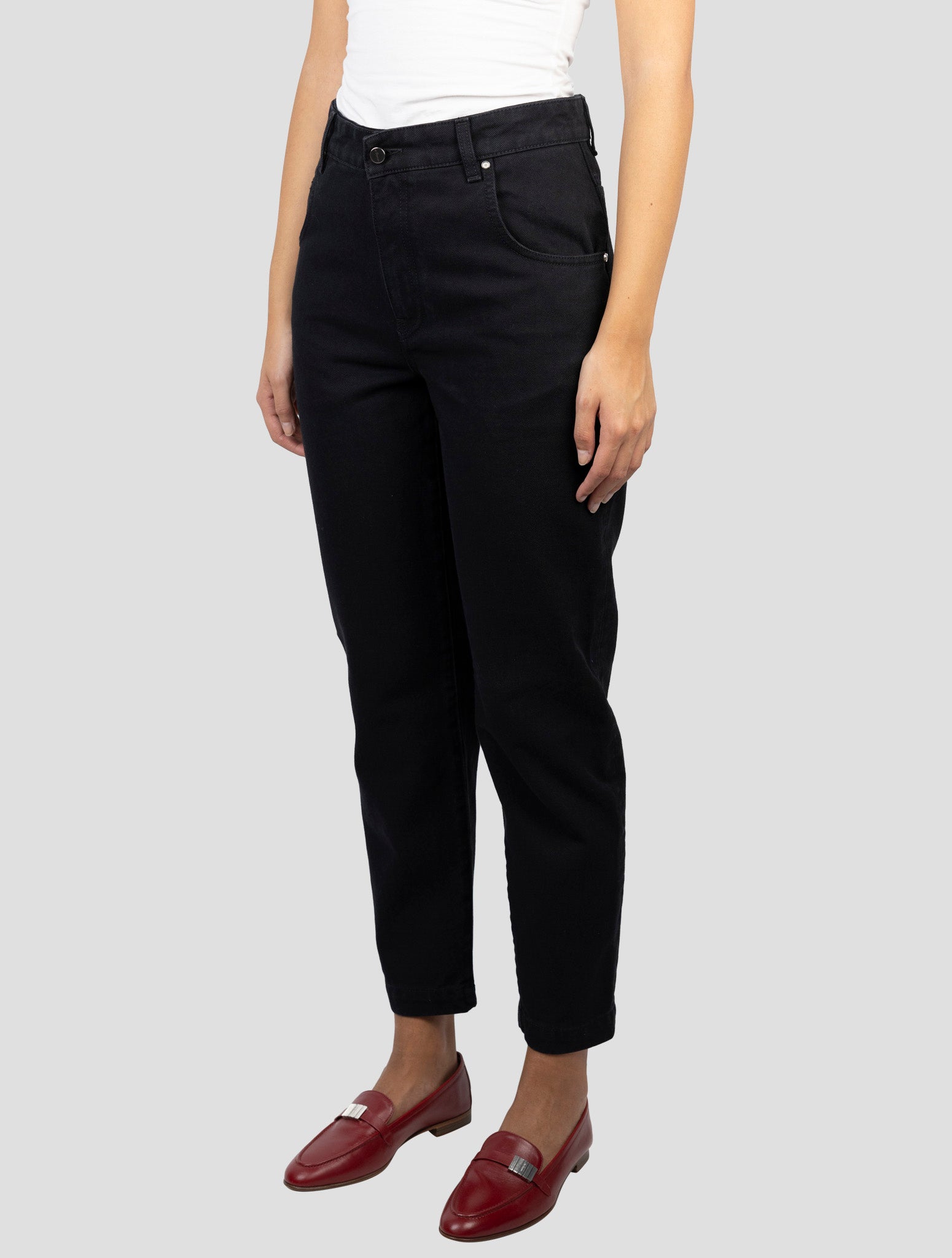 Kiton Black Cotton Jeans