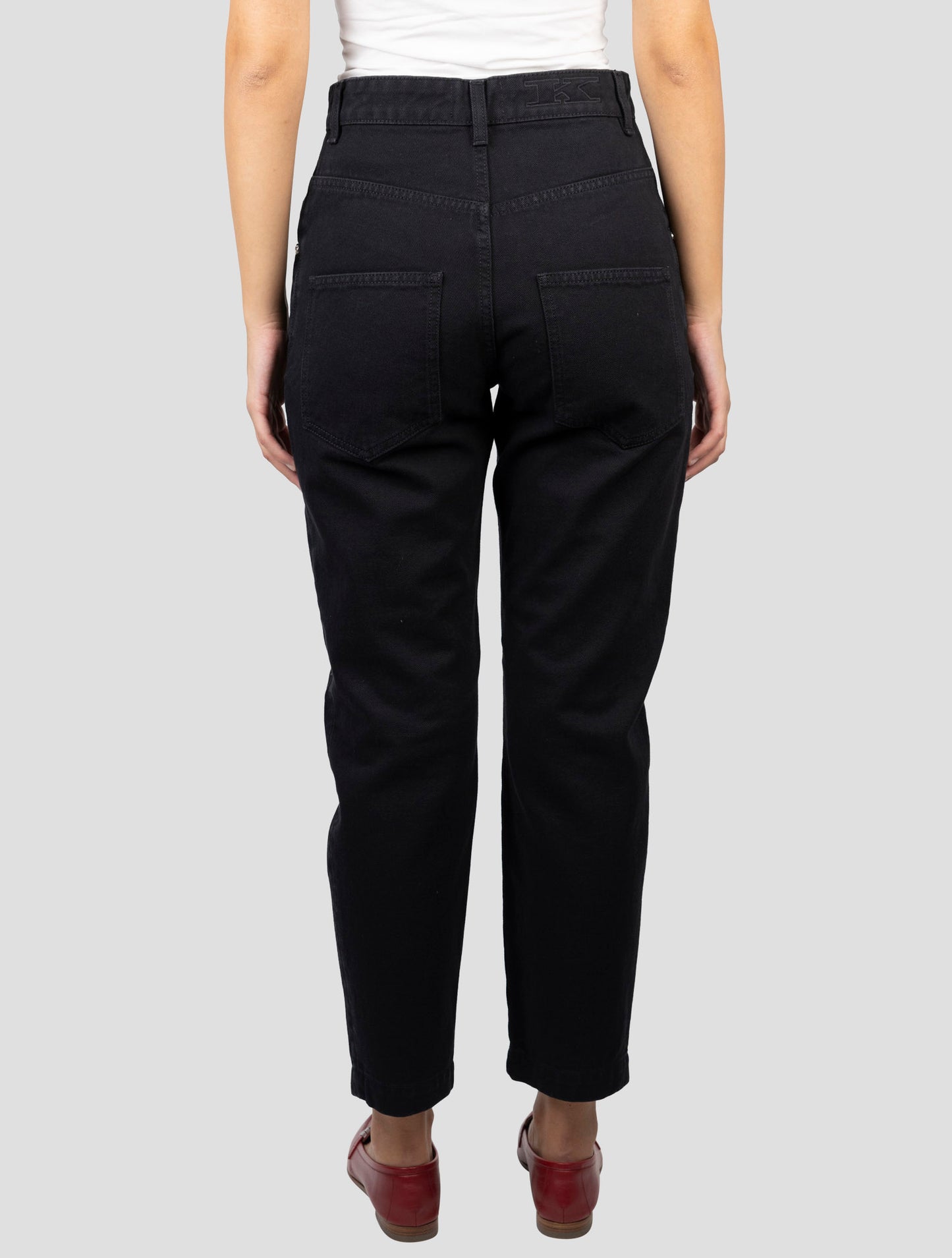 Kiton Black Cotton Jeans