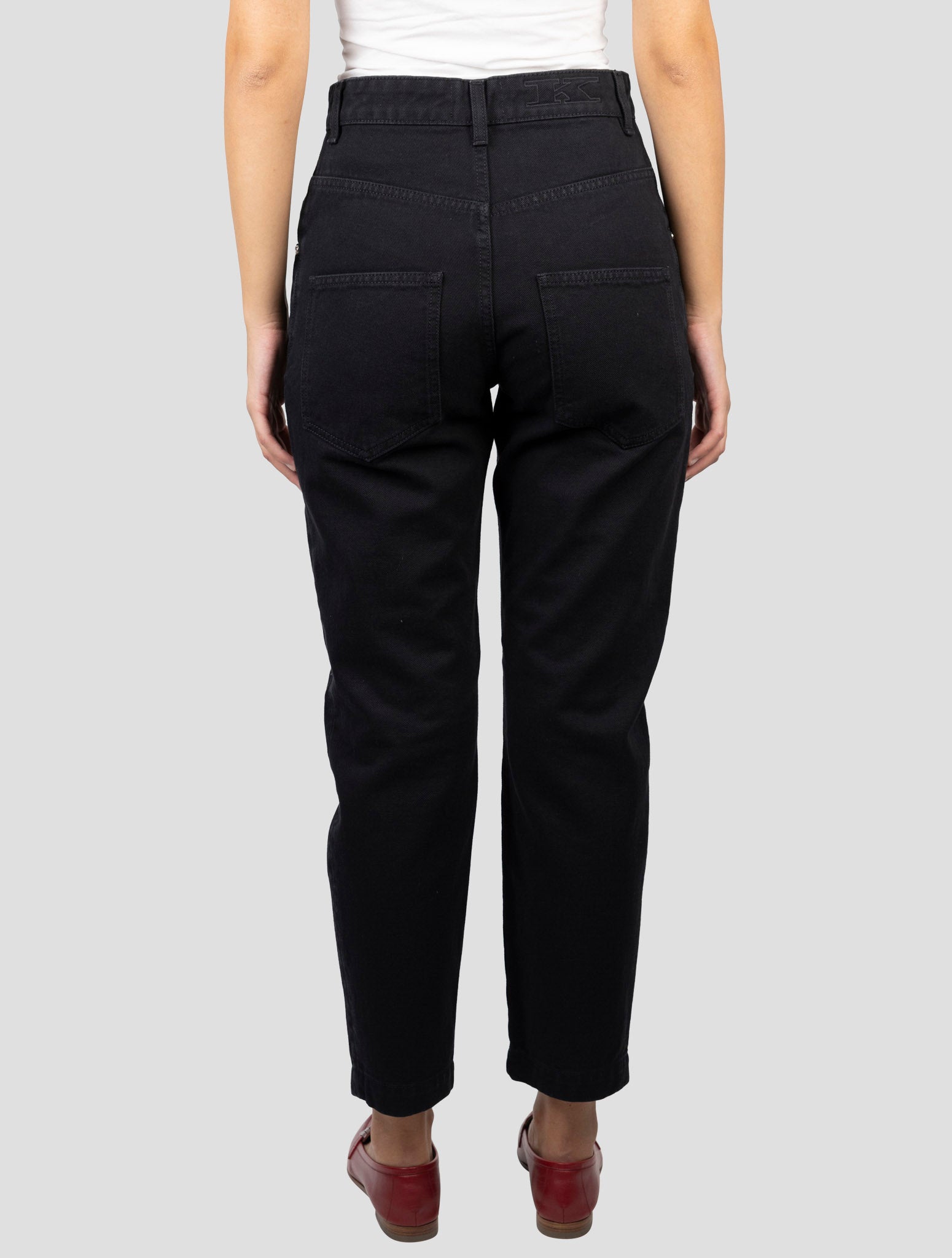 Kiton Black Cotton Jeans