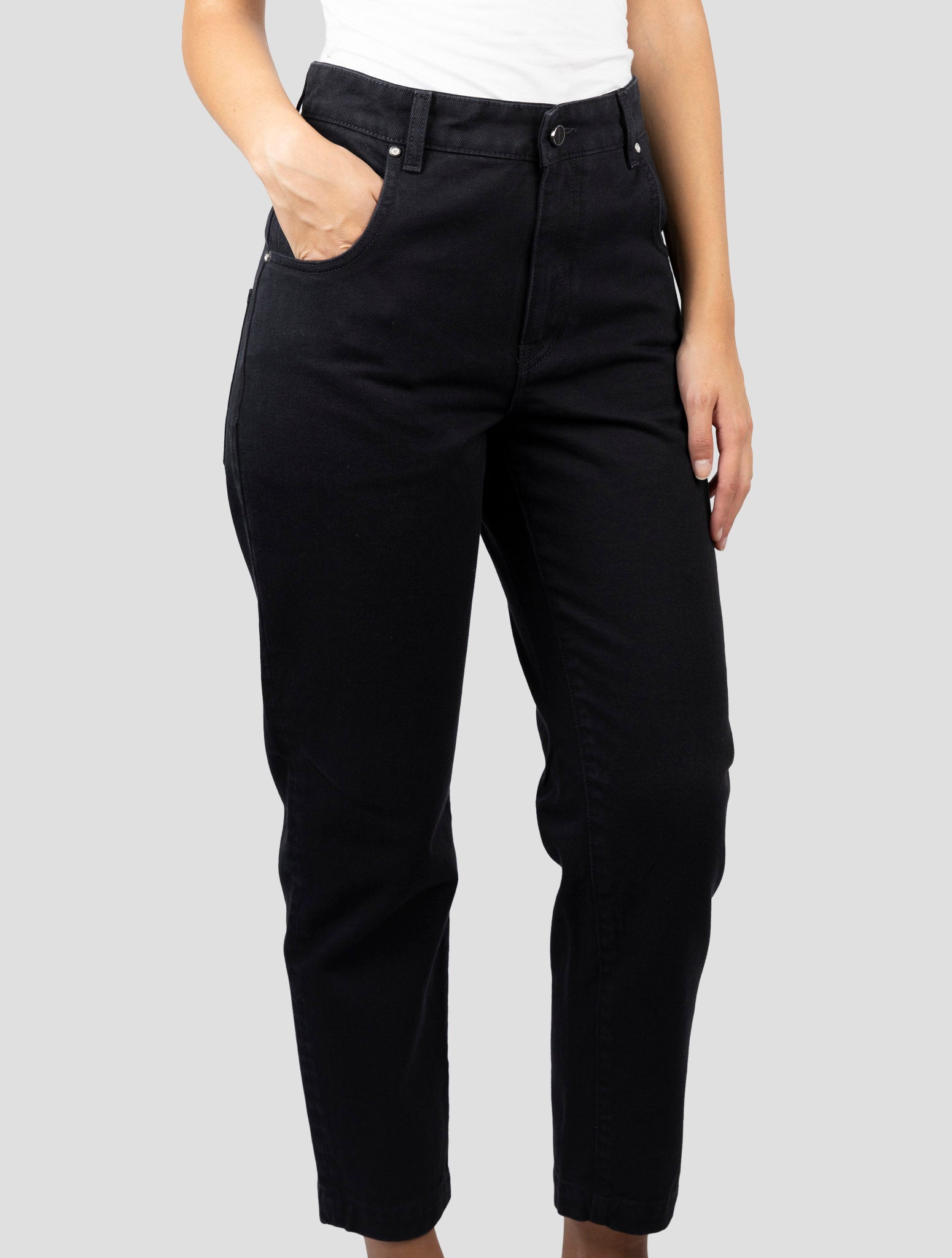 Kiton Black Cotton Jeans