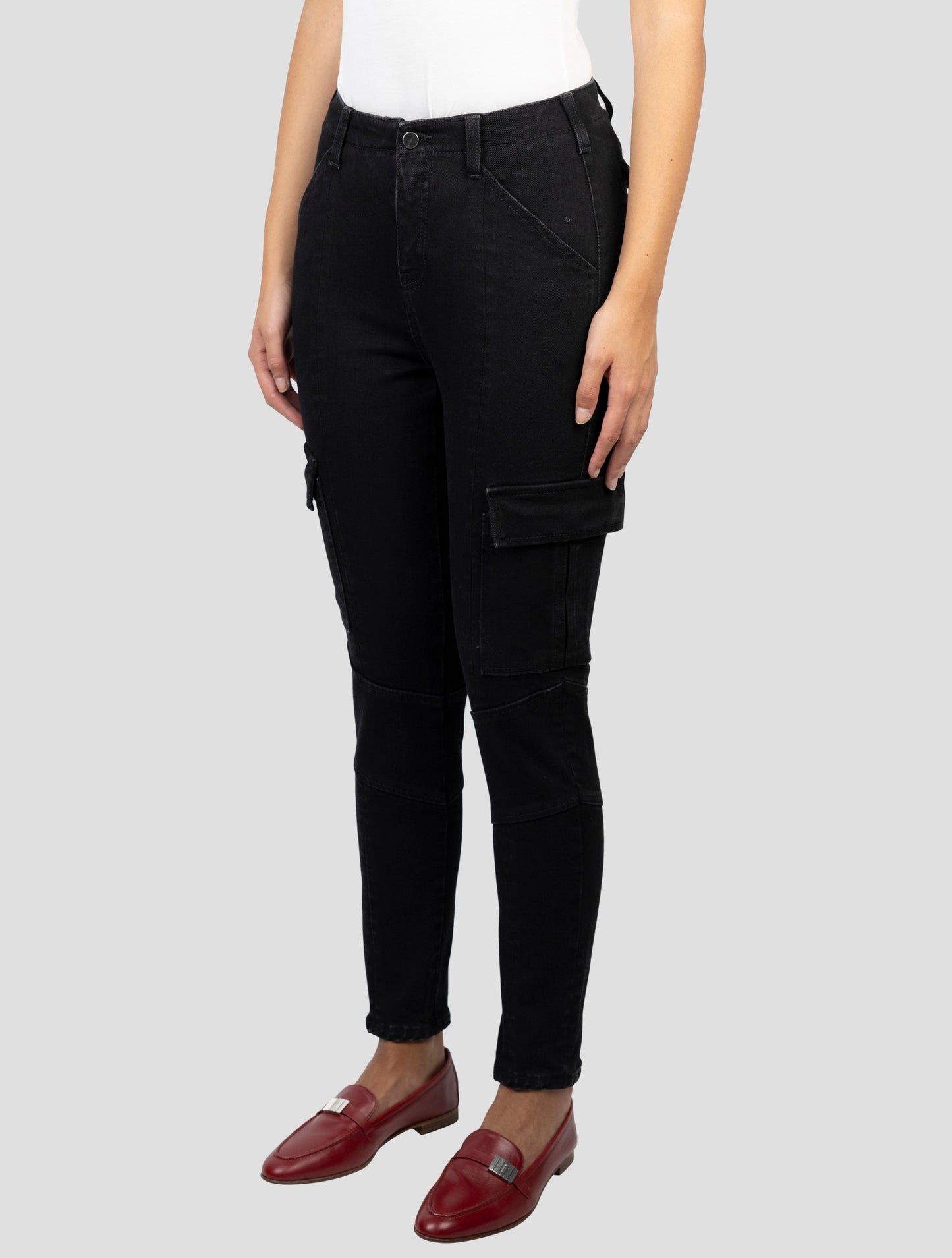 Kiton Black Cotton Ea Cargo Pants