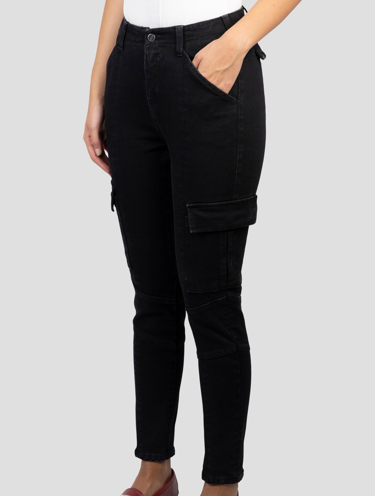 Kiton Black Cotton Ea Cargo Pants