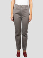 Kiton Taupe Cotton Ea Jeans