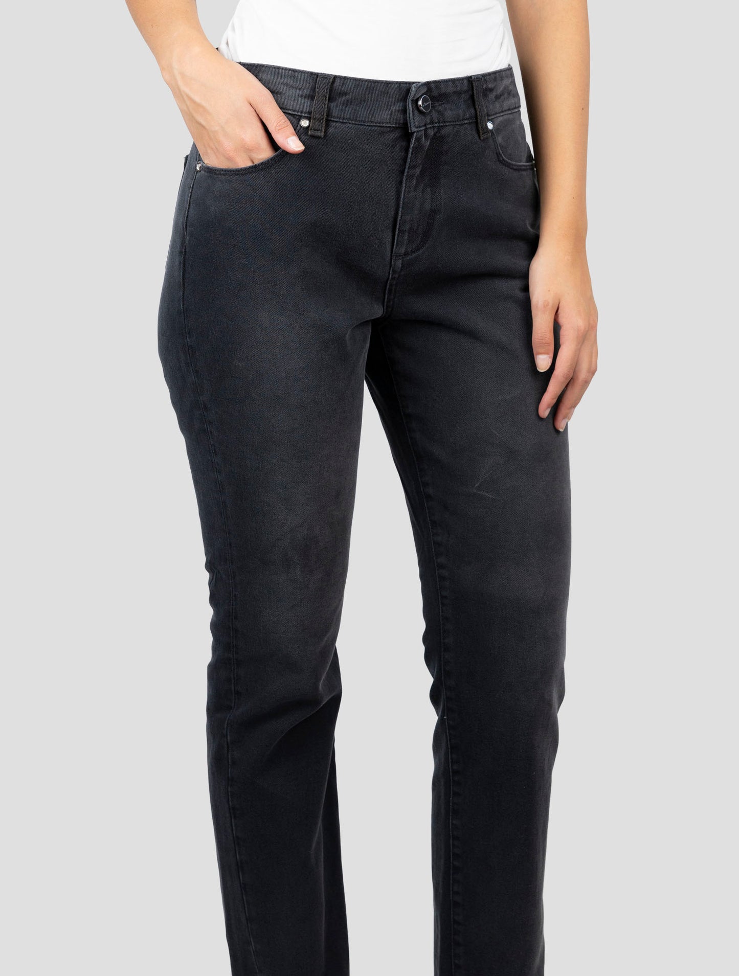 Kiton Dark Gray Cotton Ea Jeans