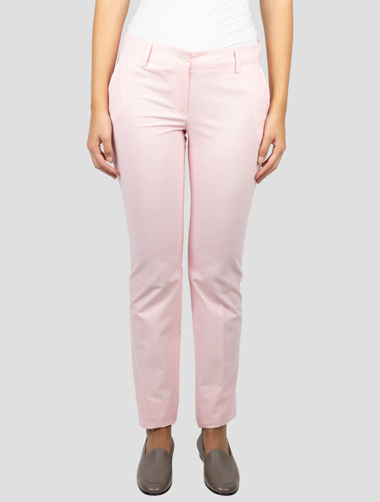 Kiton Pink Cotton Ea Pants