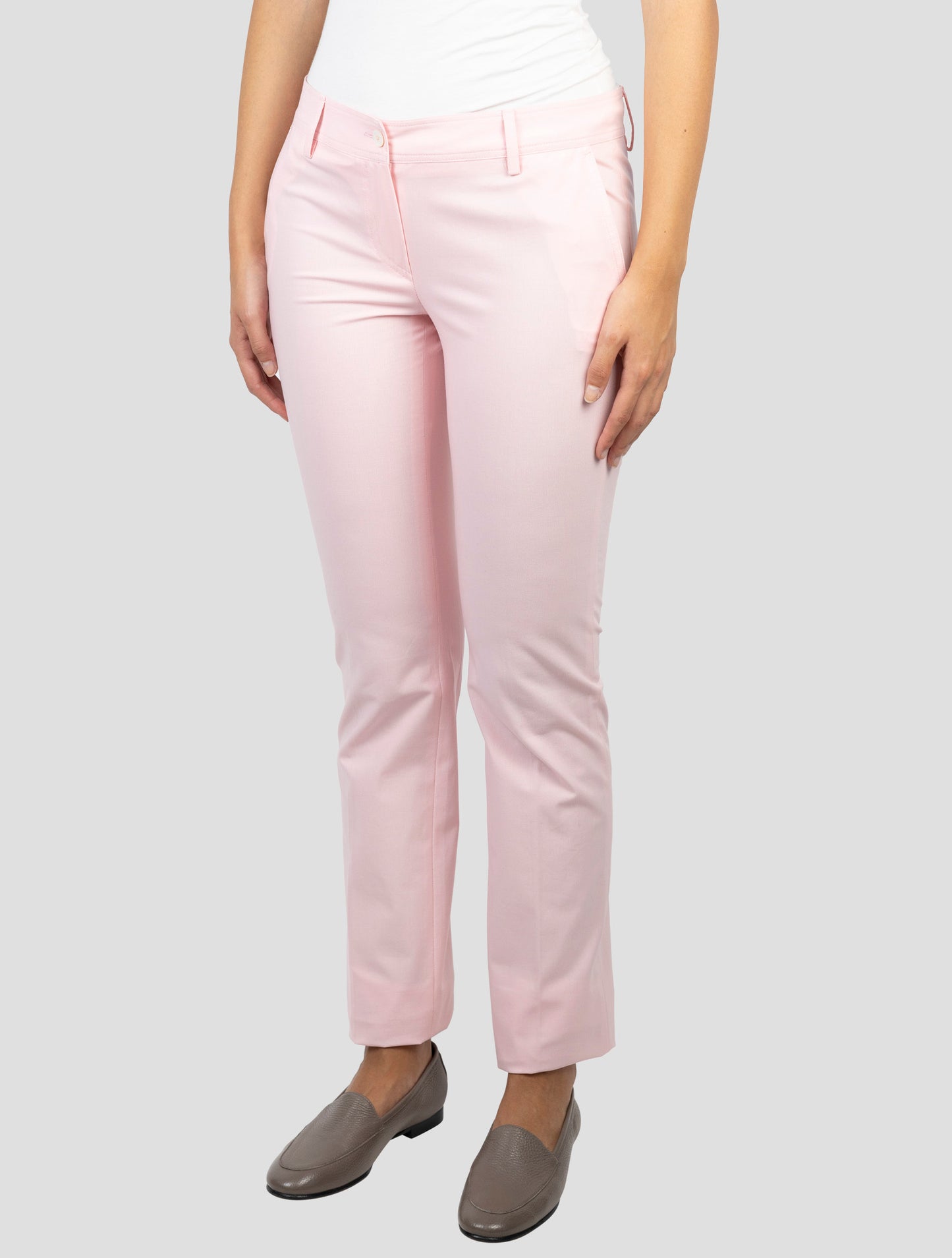 Kiton Pink Cotton Ea Pants