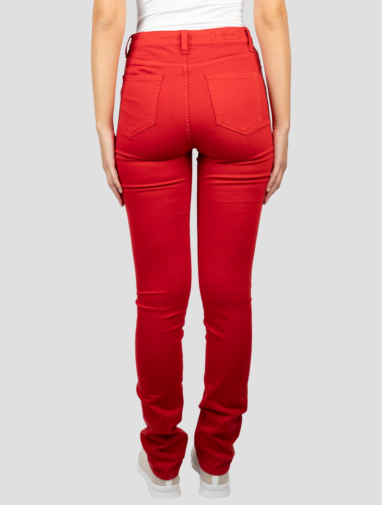 Kiton Red Cotton Ea Jeans