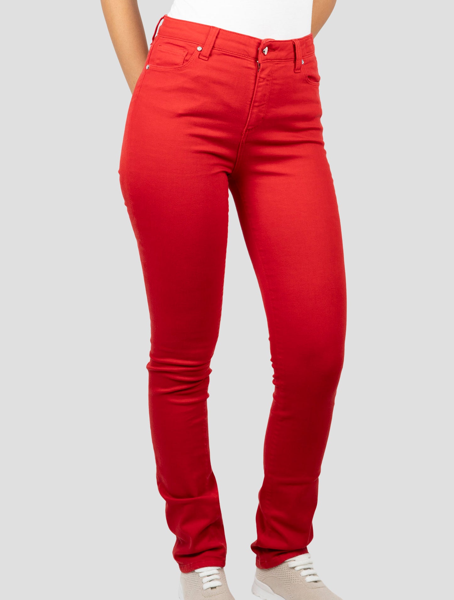 Kiton Red Cotton Ea Jeans