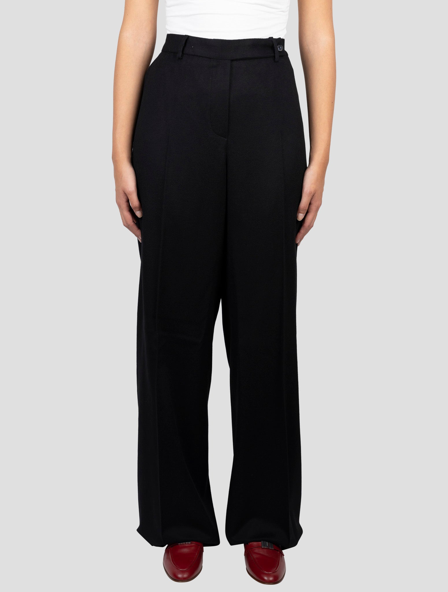 Kiton Black Cashmere Pants