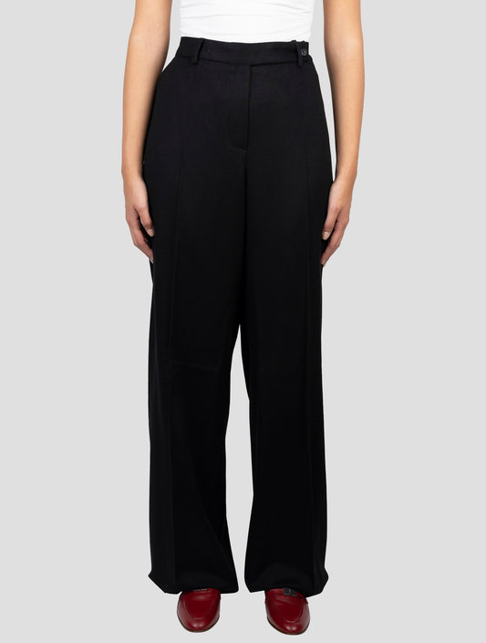 Kiton Black Cashmere Pants