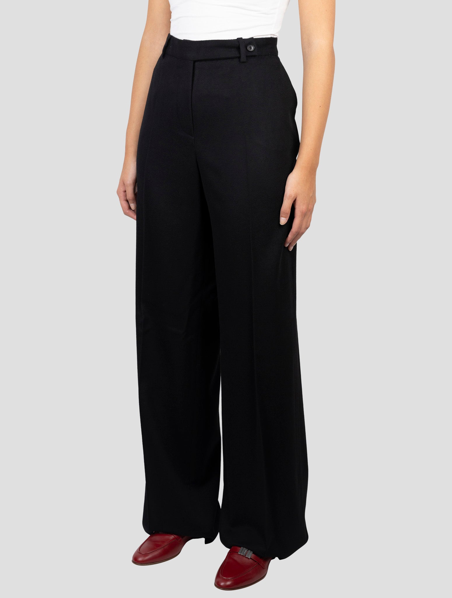 Kiton Black Cashmere Pants