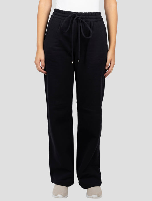 Kiton Black Cotton Cashmere Pants