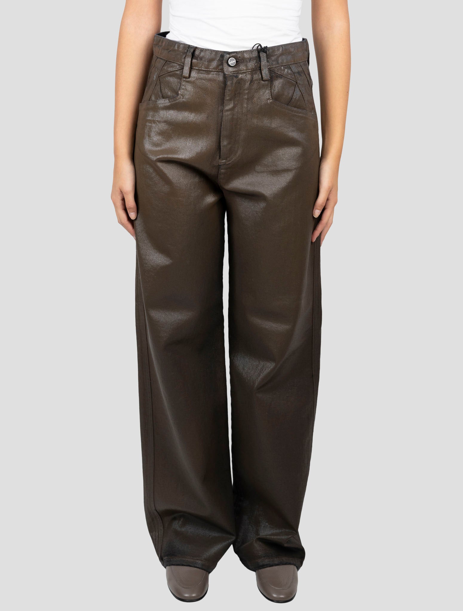 Kiton Brown Cotton Pants
