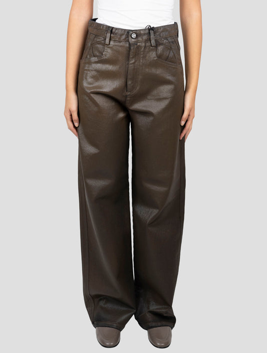 Kiton Brown Cotton Pants