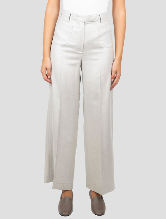 Kiton Beige Cashmere Silk Pants
