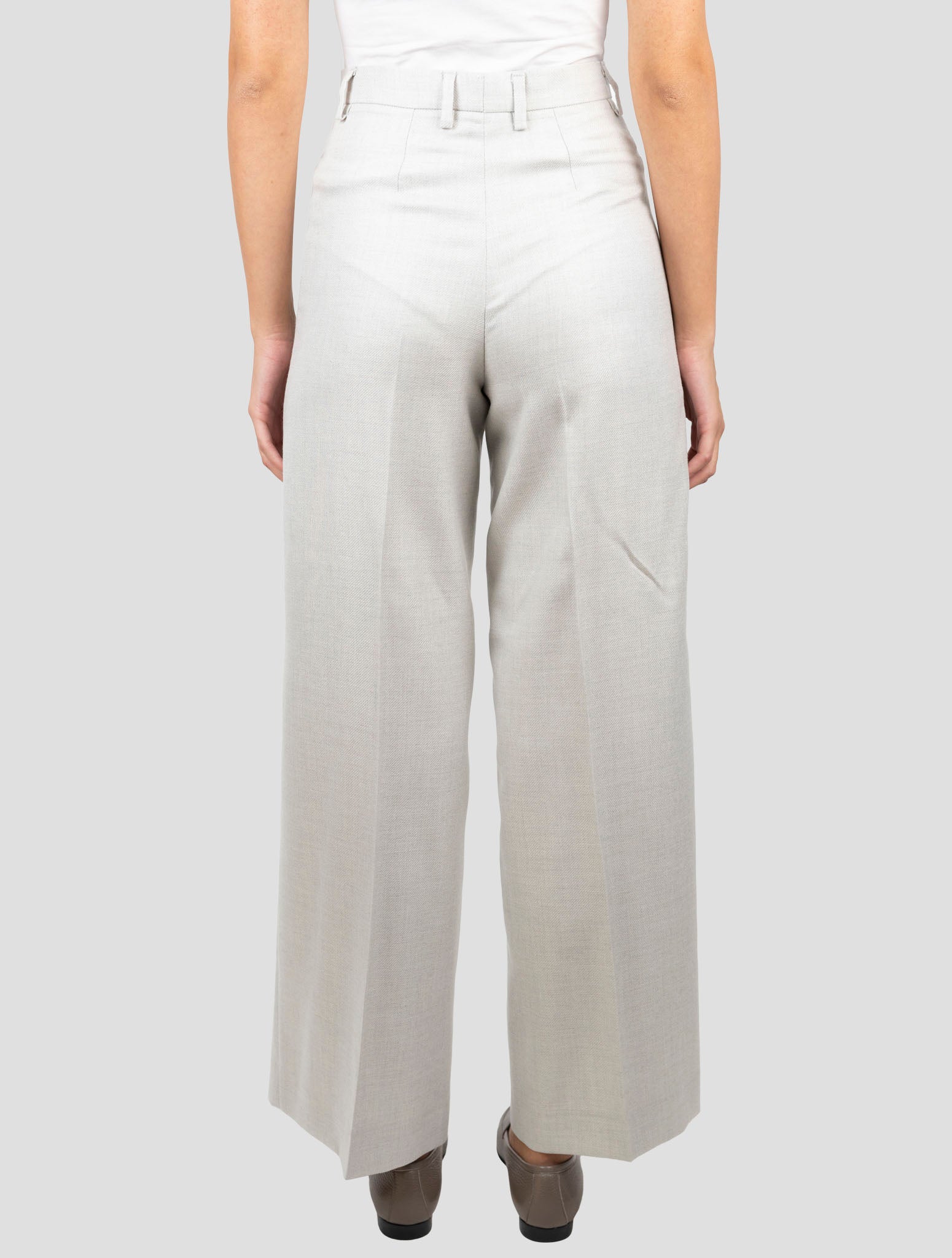 Kiton Beige Cashmere Silk Pants