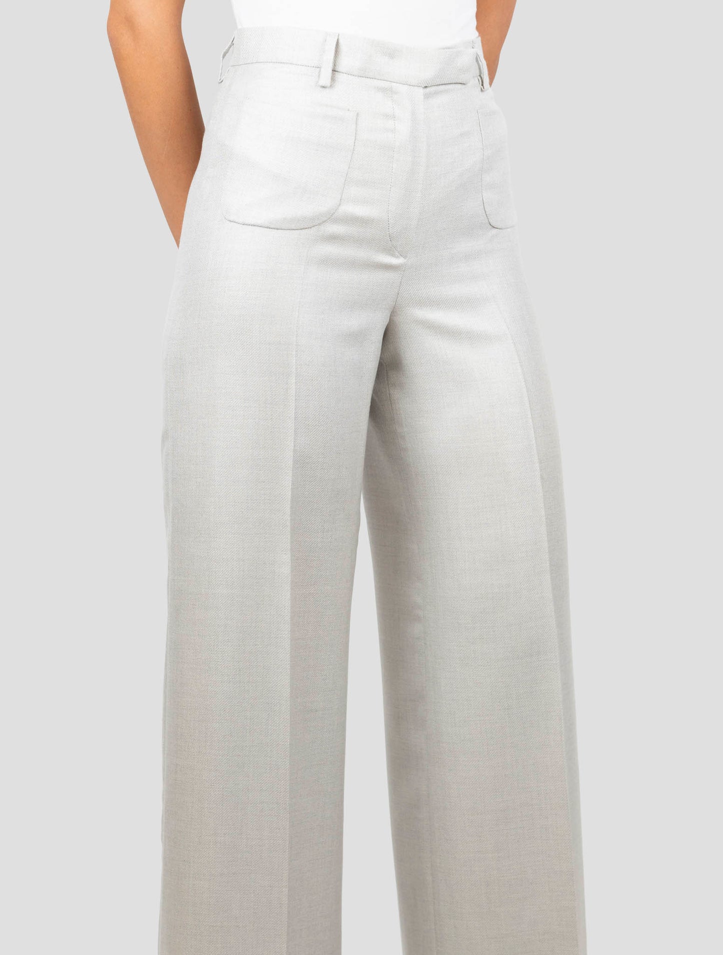 Kiton Beige Cashmere Silk Pants