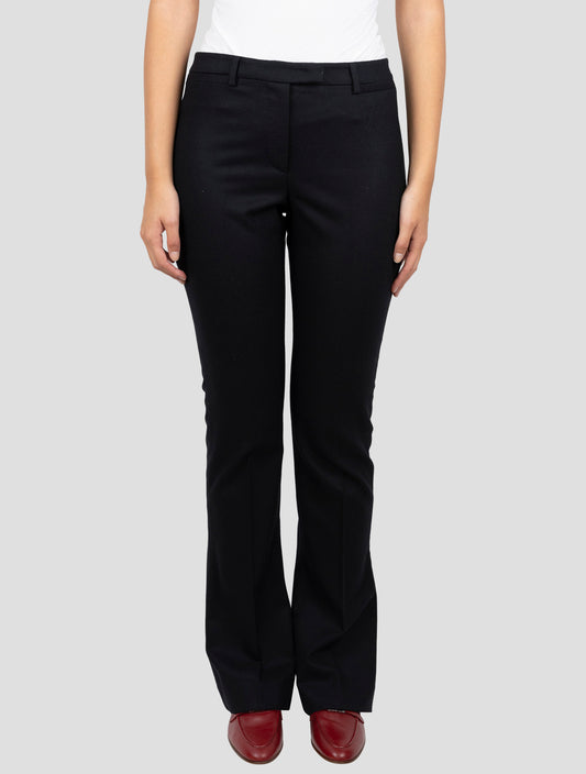 Kiton Black Virgin Wool Cashmere Ea Pants