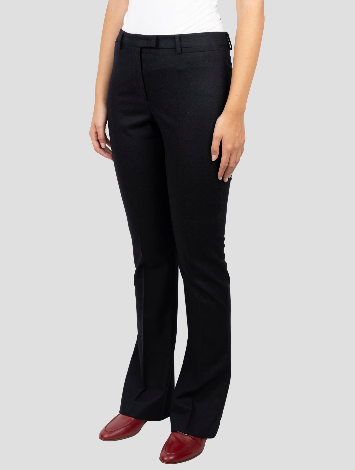 Kiton Black Virgin Wool Cashmere Ea Pants