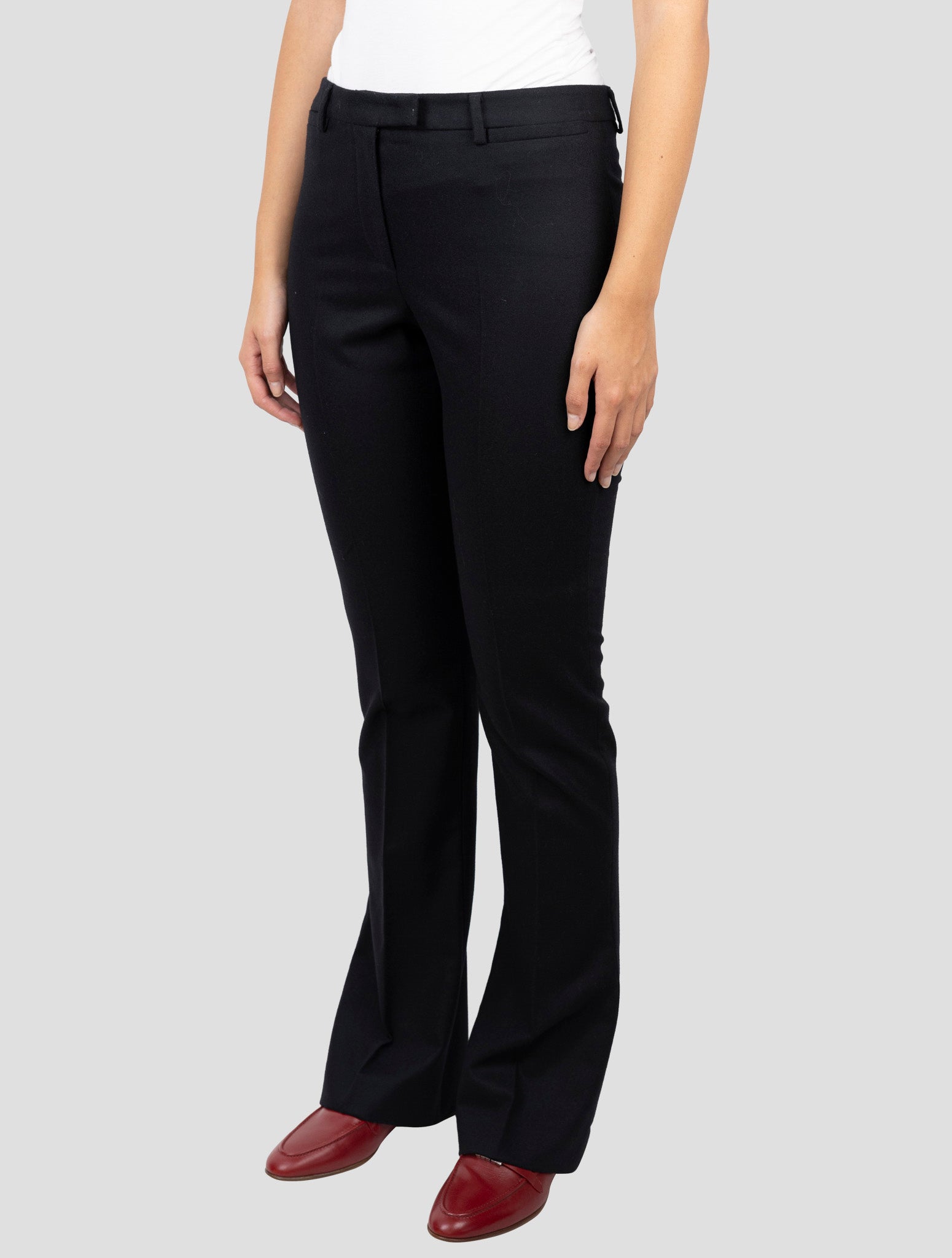 Kiton Black Virgin Wool Cashmere Ea Pants